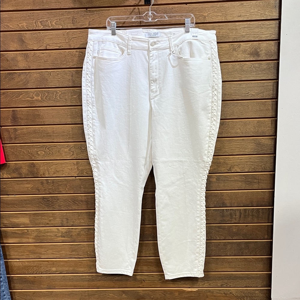 Judy Blue Women's Cream Skinny Jeans